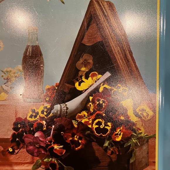 Vintage Coca Cola Advertising Tray- 1957- Birdhouse - Picture 3 of 4